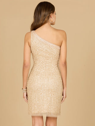 One Shoulder Cocktail Gown  - OUTLET - Glamourous Grace