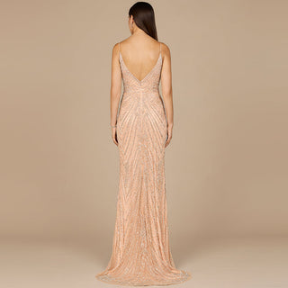 Spaghetti Strap Beaded Dress - Glamourous Grace
