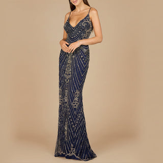 Spaghetti Strap Beaded Dress - Glamourous Grace