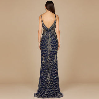 Spaghetti Strap Beaded Dress - Glamourous Grace