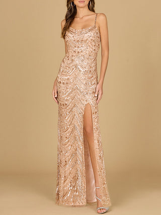 Scoop Neck Beaded Dress - Glamourous Grace