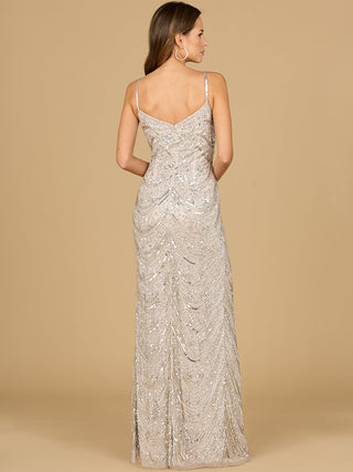Scoop Neck Beaded Dress - Glamourous Grace