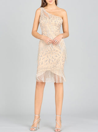 One Shoulder Cocktail Dress - Glamourous Grace