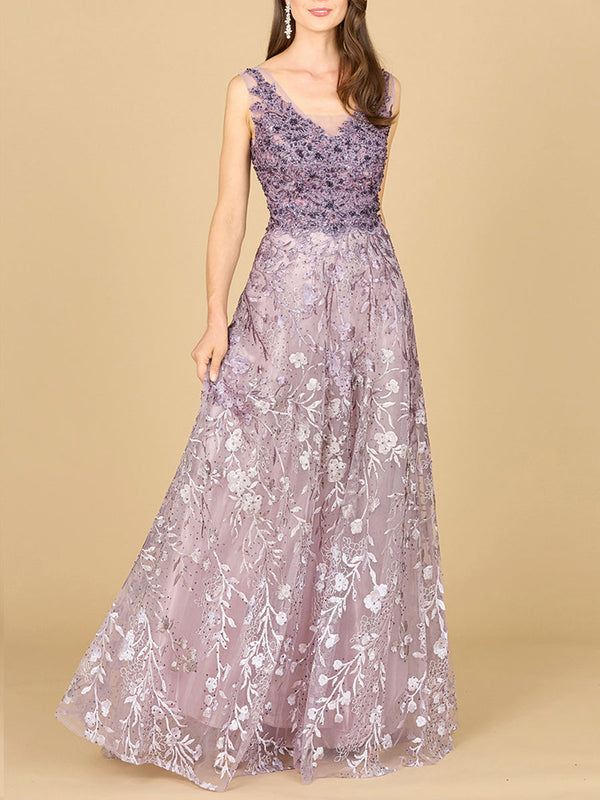 Ombre Lace Ballgown - Glamourous Grace