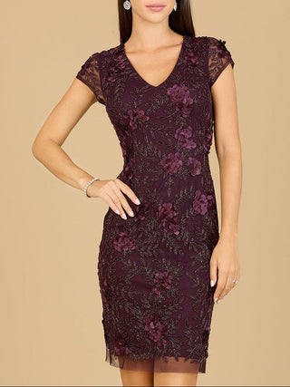 Cap Sleeve Embellished Dress - Glamourous Grace