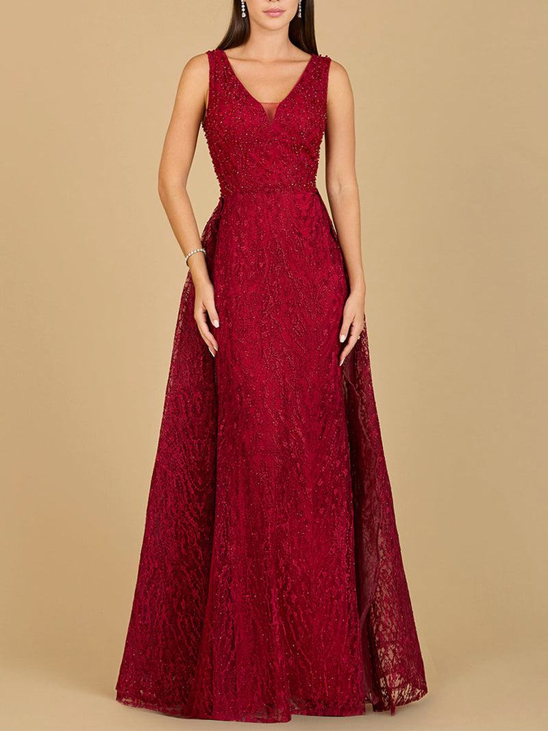 Lace Embroidered Overskirt Dress | 29197  - OUTLET - Glamourous Grace