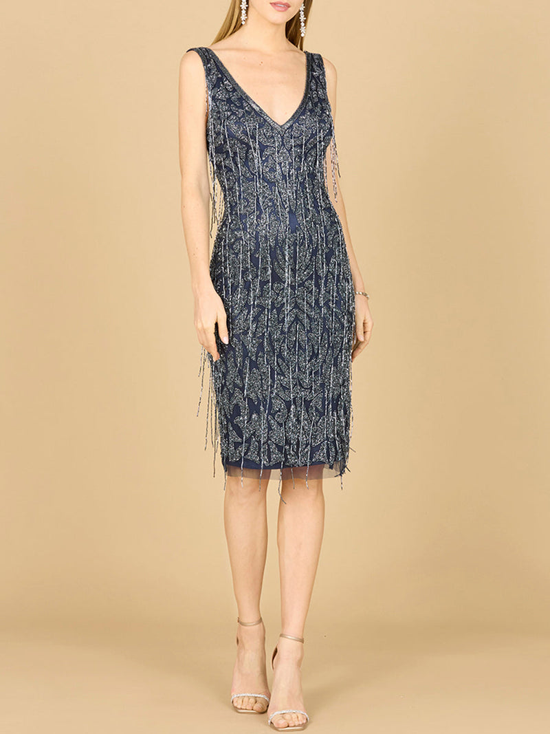 Fringe Cocktail Dress - Glamourous Grace