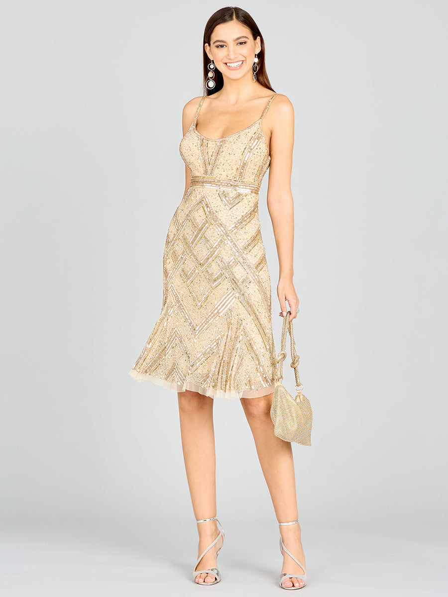 Beaded Midi Dress | 29218 - Glamourous Grace