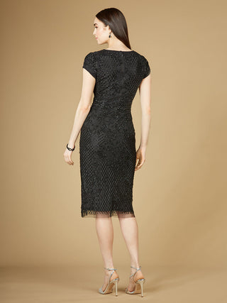 Cap Sleeve Midi Gown  - OUTLET - Glamourous Grace