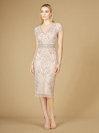 Cap Sleeve Midi Gown  - OUTLET - Glamourous Grace