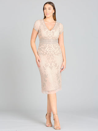 Cap Sleeve Midi Gown  - OUTLET - Glamourous Grace