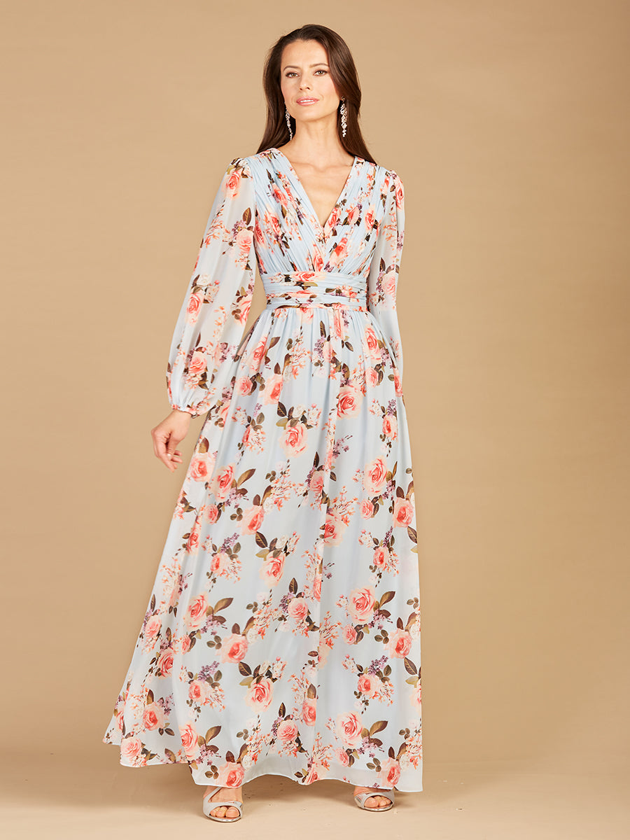 Long Sleeve Print Dress - OUTLET - Glamourous Grace