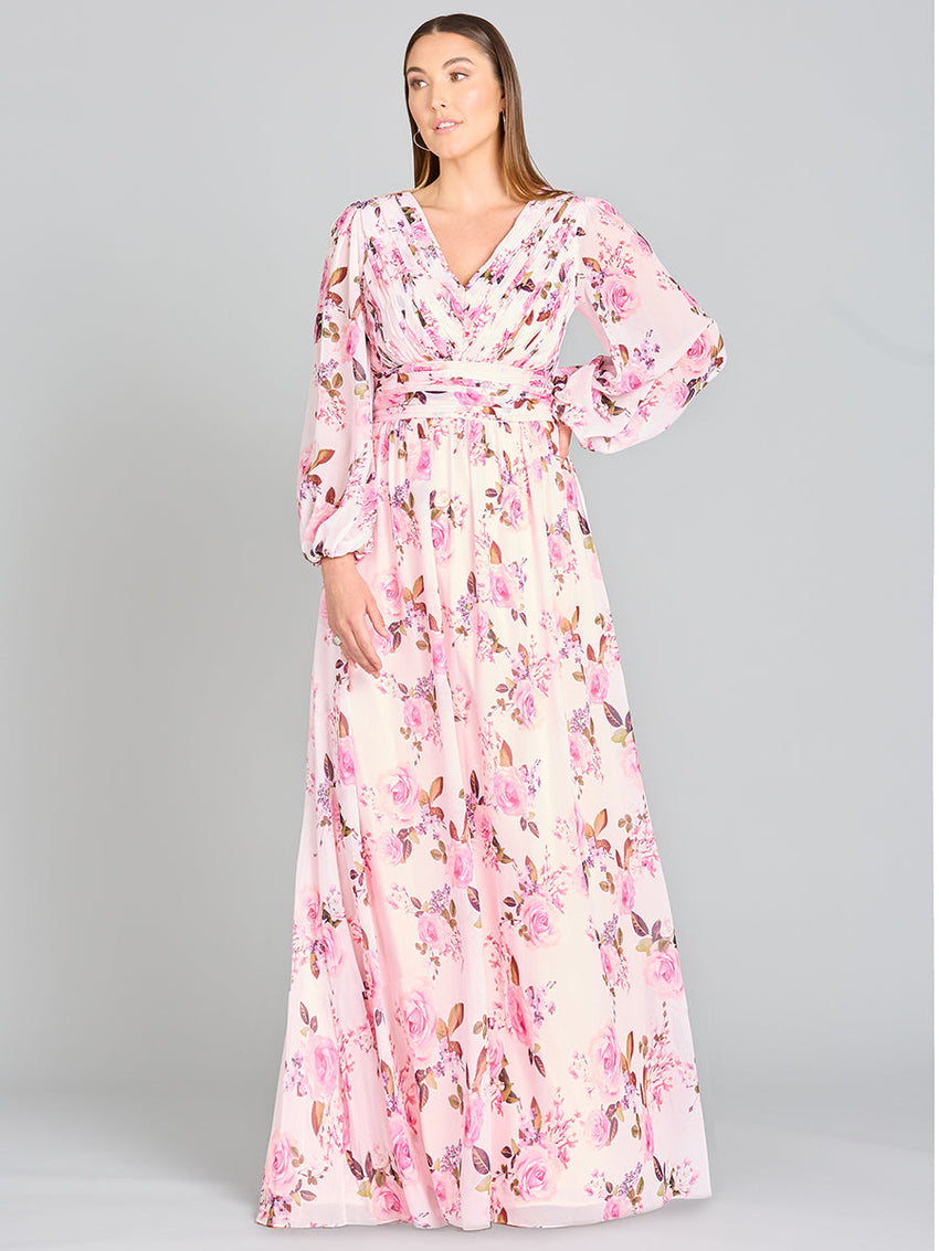Long Sleeve Print Dress - OUTLET - Glamourous Grace