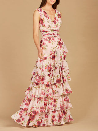 Ruffle Skirt Print Dress - OUTLET - Glamourous Grace