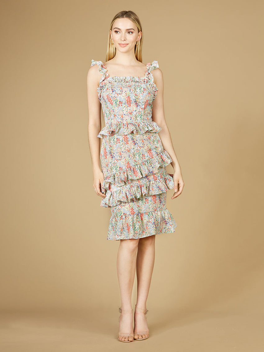 Print Midi Length Dress - OUTLET - Glamourous Grace