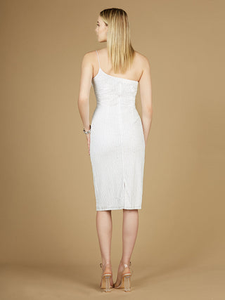 One Shoulder Midi Cocktail Dress - OUTLET - Glamourous Grace