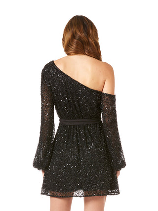 One Shoulder Cocktail Dress OUTLET - Glamourous Grace