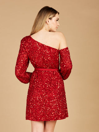 One Shoulder Cocktail Dress OUTLET - Glamourous Grace