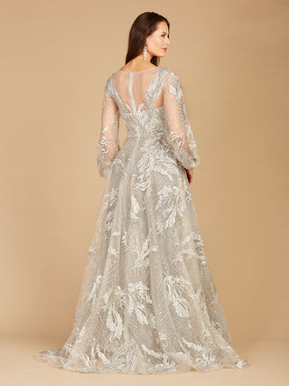 Balloon Sleeves Ball Gown - Glamourous Grace