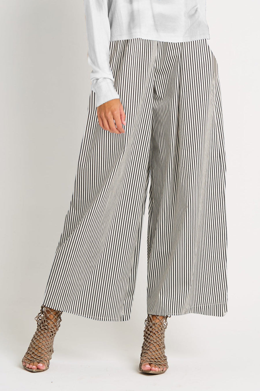 Cotton Flood Pants - Bold Stripe - Glamourous Grace