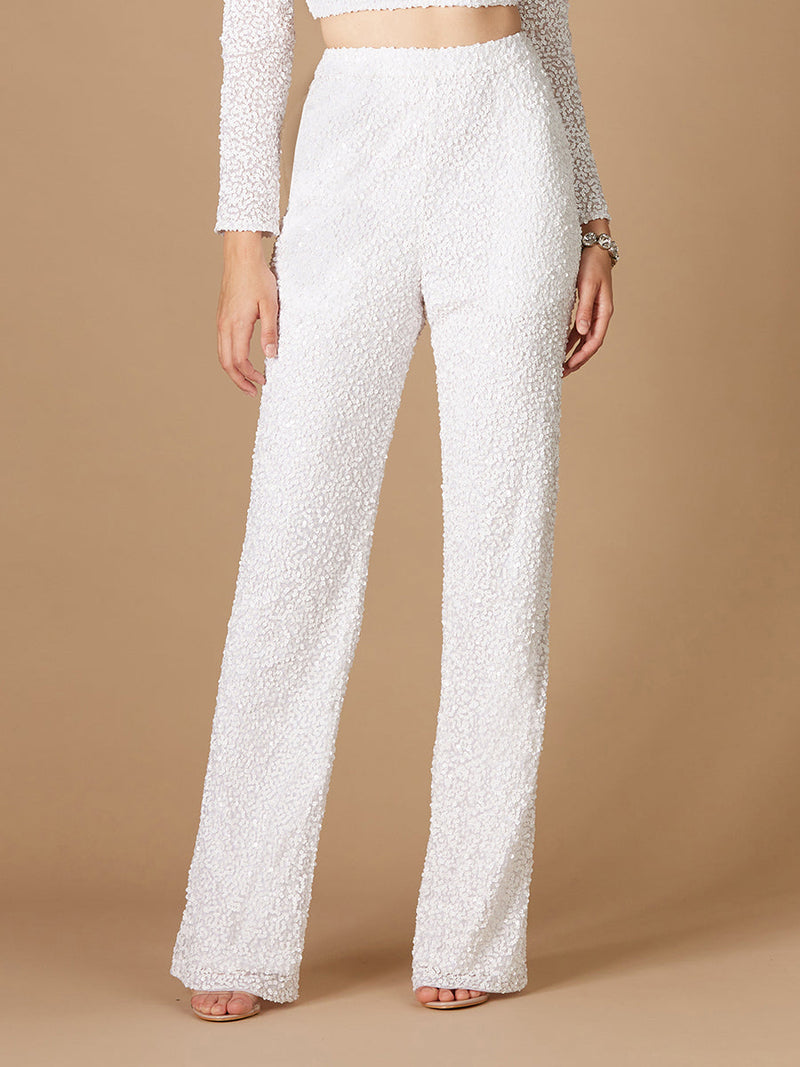 Beaded Pants with Pockets - Glamourous Grace
