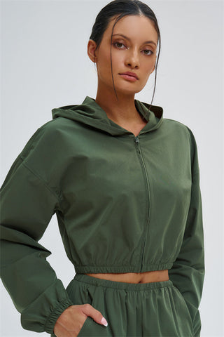The Svelte UV protection Crop Hoodie