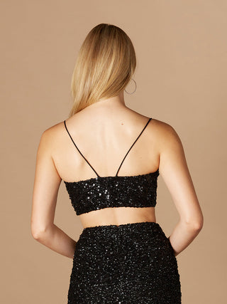 Spaghetti Strap Beaded Top - Glamourous Grace