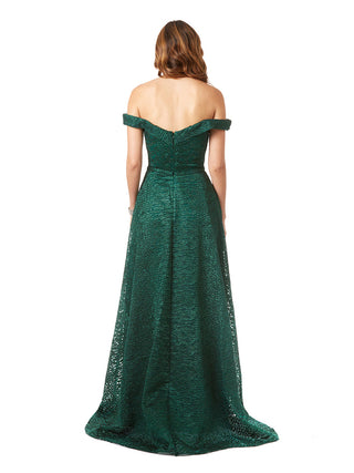 Tonal Beaded Off Shoulder Ballgown | 29349 - Glamourous Grace