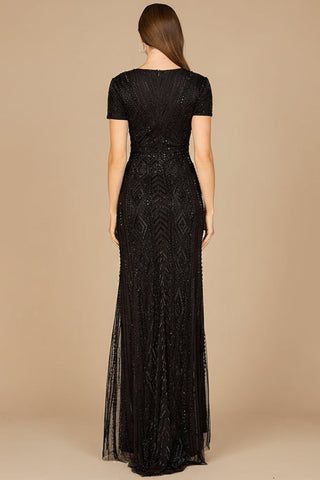 Lara 29606 - Closed Back, Cap Sleeve Dress - Glamourous Grace