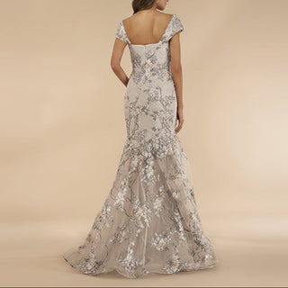 Lara 29642 - Cap Sleeve Mermaid Gown - Glamourous Grace