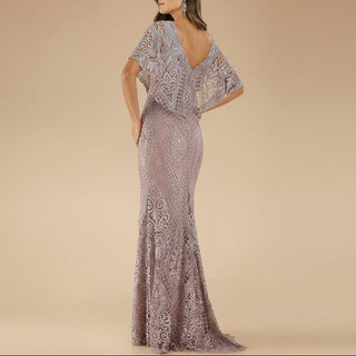 Cape Sleeve Mermaid Gown | 29673 - Glamourous Grace