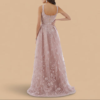 Overskirt Lace Fitted Gown - Glamourous Grace
