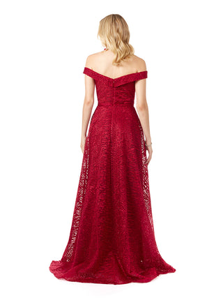 Off-the-Shoulder Ballgown - Glamourous Grace