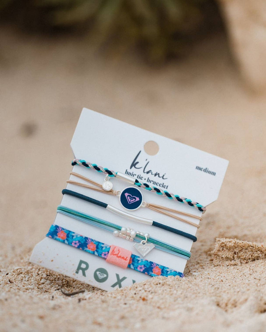K'lani x Roxy Ocean Bloom Hair Tie Bracelet - Glamourous Grace