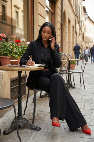 Black Tailored Blazer, Barbara