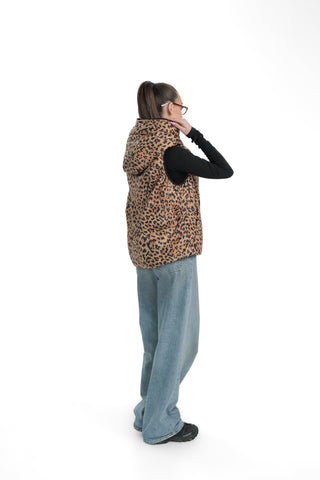 Reversible Light Insulated Vest Black | Leo