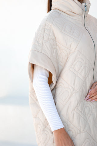 Bianca Relaxed Fit Embossed Vest