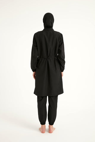 Andalus Black Full Coverage Burkini Set A2501-1