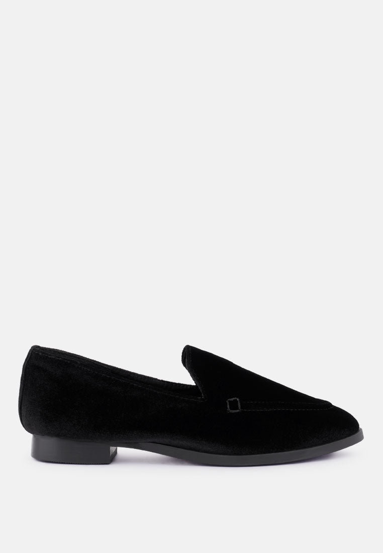 Luxe-Lap Velvet Handcrafted Loafers - Glamourous Grace