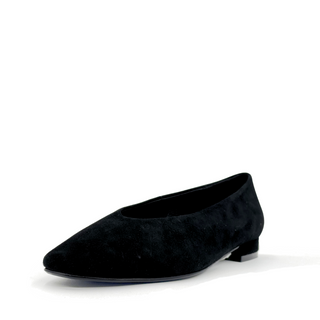 Slick Suede Ballet Flats - Glamourous Grace
