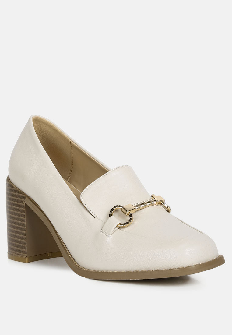 Boss Fav Classic Block Heel Loafers - Glamourous Grace