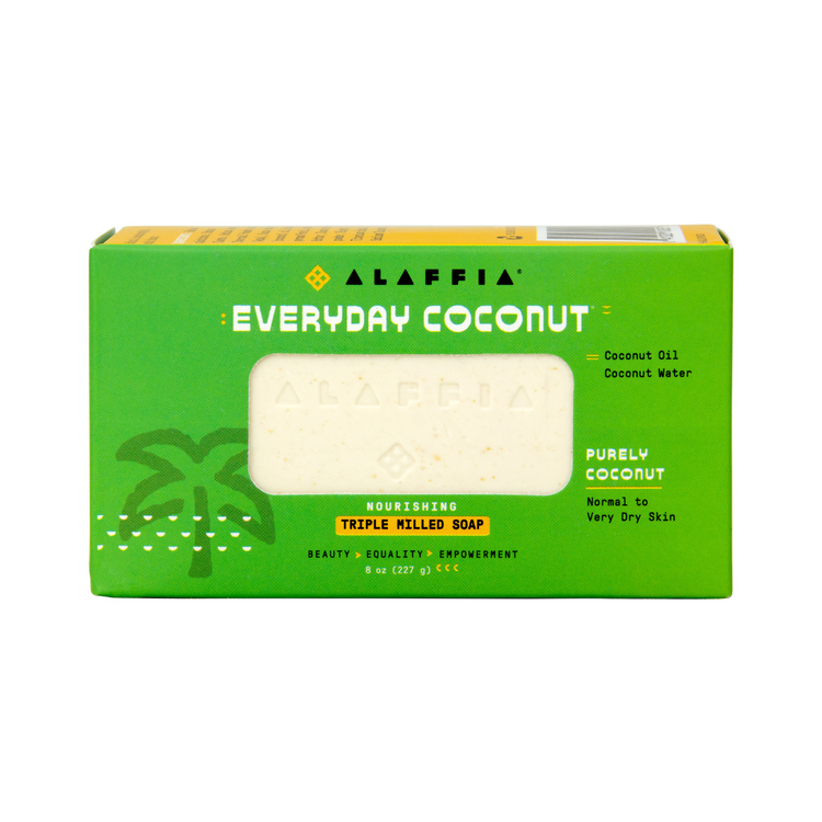 EveryDay Coconut Bar Soap, Purely Coconut 8oz - Glamourous Grace