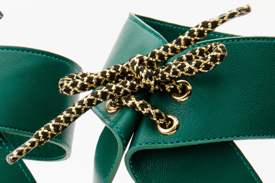 The Bloke Ankle Strap Multicolor Leather Women Sandal - Glamourous Grace