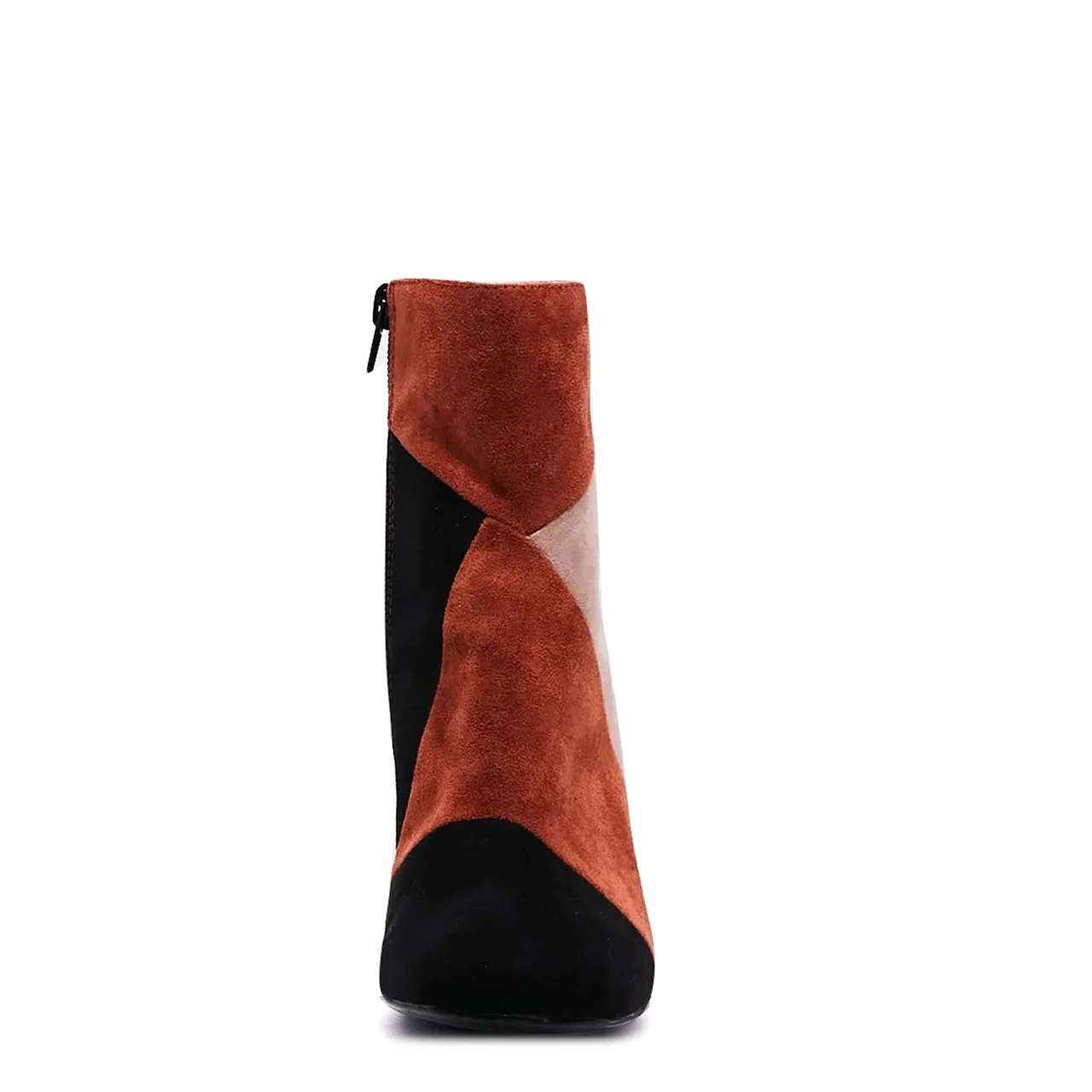 Marino Patchwork Suede Booties