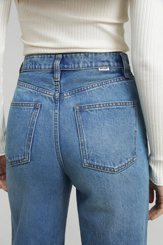 Angeles High Rise Baggy Jeans HJ103 - Glamourous Grace