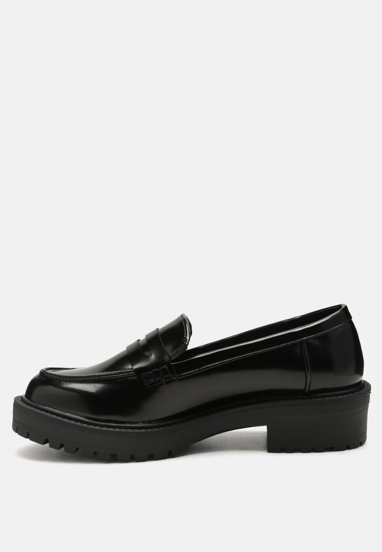 Jules Faux Leather Lug Loafers