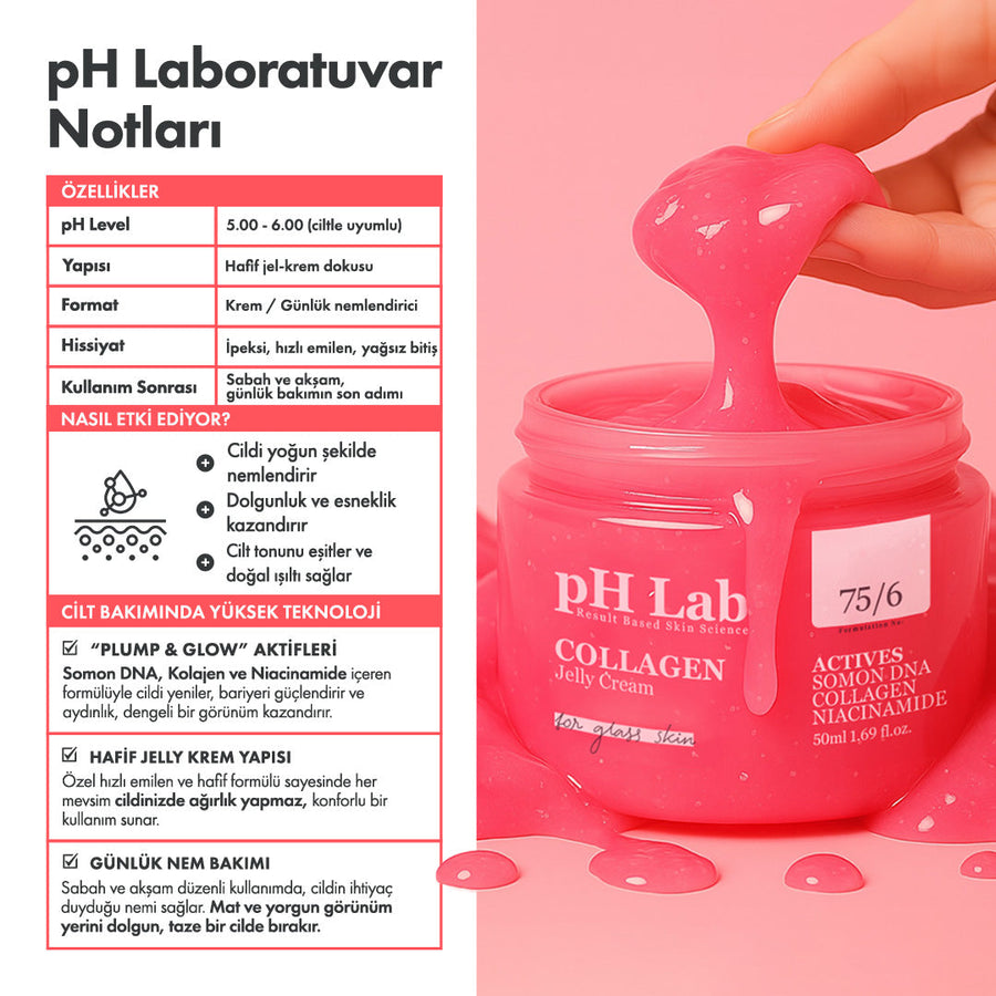 PHLab Collagen Jelly Cream, Salmon DNA & Niacinamide Moisturizer, 50ml - Glamourous Grace