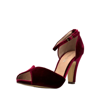 Lola Velvet Heels - Glamourous Grace