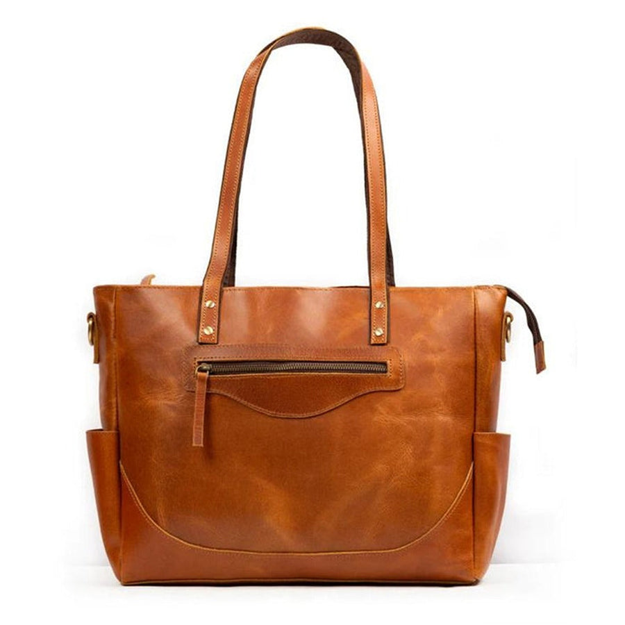 Luxury Kodiak Tote - Tan - Glamourous Grace