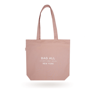 New York City Tote with Zipper and Inside Pocket – Pink/Blush - Glamourous Grace